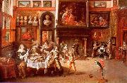 Frans Francken II, Gastmahl im Hause des Burgermeisters Rockox